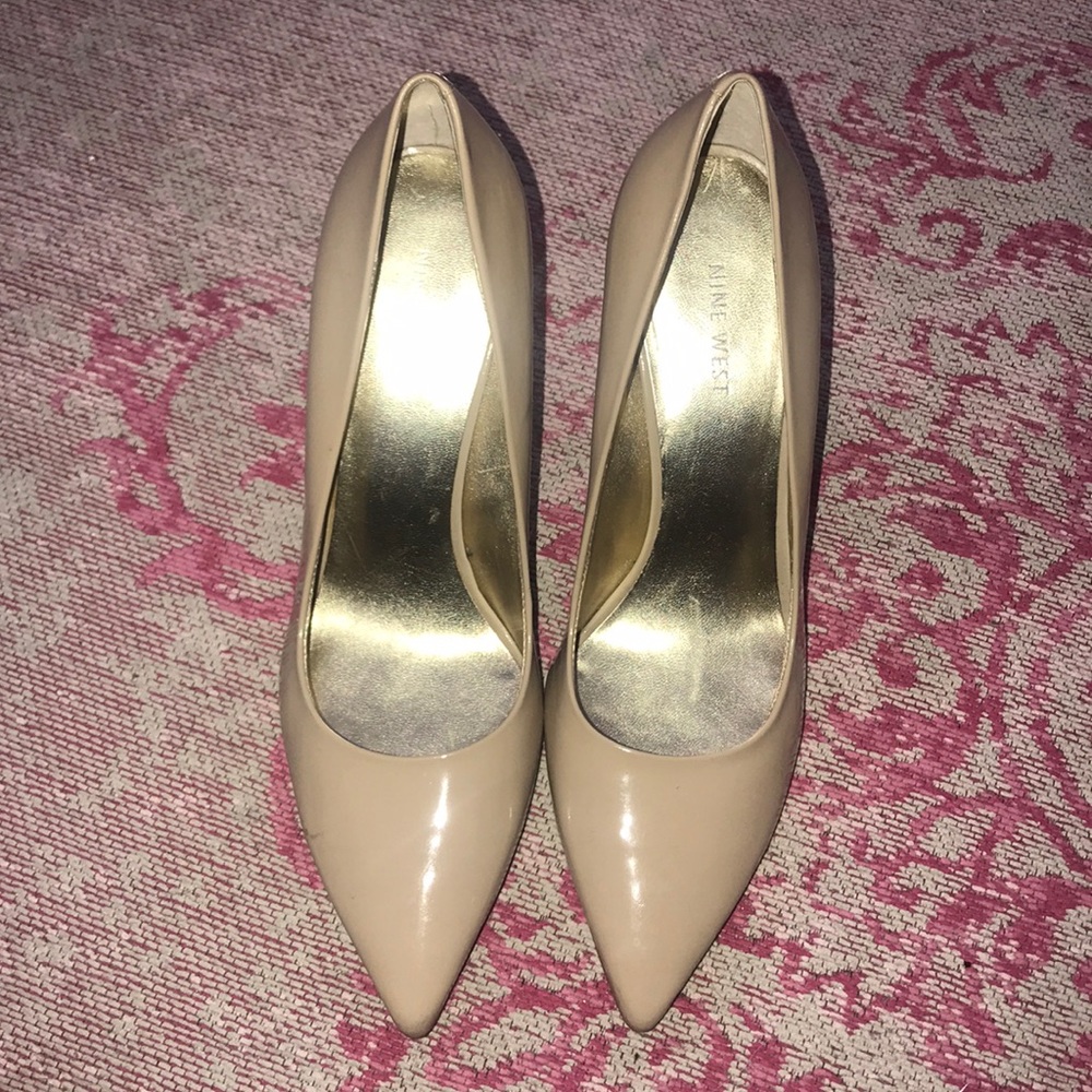 Nine West Nude Heels